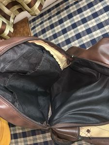 Brown Leather Backpack