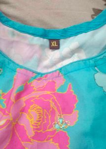 Floral Print Kurta Set with dupatta
