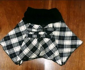 Black and White Checkered Skirt (Kids)