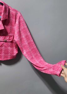 Pink Blazer and Skirt Set