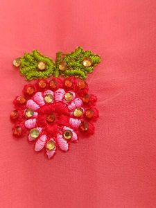 Beautiful Pink Saree