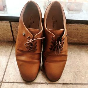 Louis Philippe Brown Formal Shoes