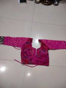 Pink Sari Blouse