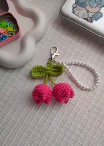 Crochet Sunflower Keychain