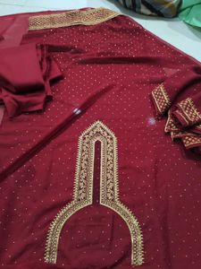 Gorgette Dress Material Heavy Sale
