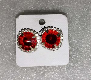 Red Stone Earrings
