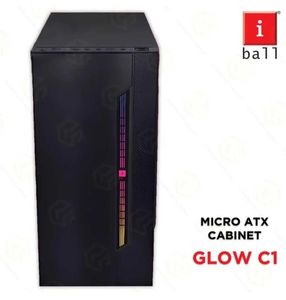Gaming PC Case Black With RGB Light