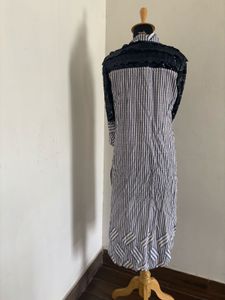 Striped Lace Kurti