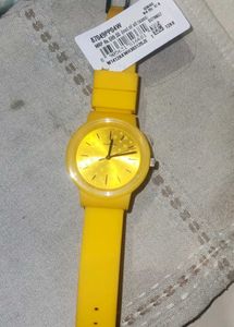 Yellow and orange Fashion Watch in combo
