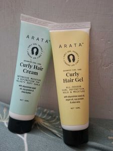 Arata Curly Hair Cream & Gel