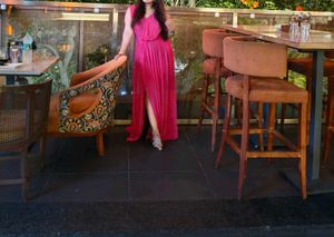 its pretty pink gown stylish