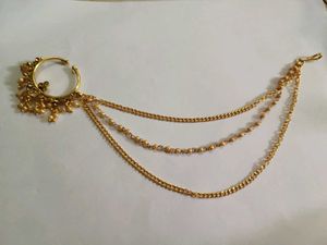 Gold Chain Nose Ring