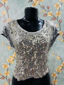 Women Full Sequin Top