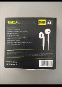 GEBRA Stereo iphone/ipad lightning Earphones