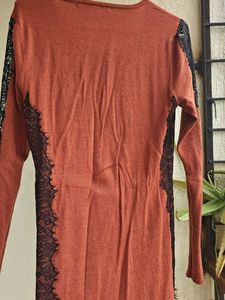 Gorgeous Laced Brown Top
