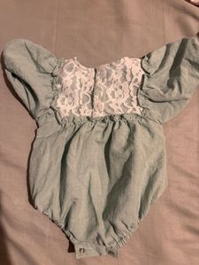 Cute Checkered Baby Romper