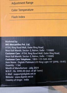 Digitek Ringlight DPRL-19RT