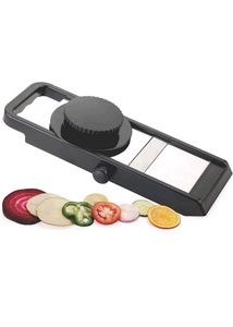 Adjustable Steel Slicer With Safety Holder