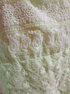 Cute Green Embroidered Top