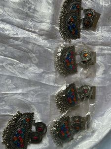 Combo Of Earrings And Leg Chain