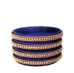 Silk Thread Bangles Set