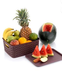 Plastic Medium Size Baskets With Lid