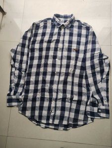 Men Checkered Spread Collar Casual Shirt