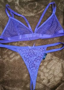 Purple Lace Lingerie Set