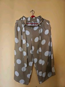 Koovs Polka Dot cotton Culottes
