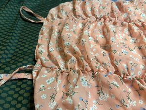 Peach cute one piece