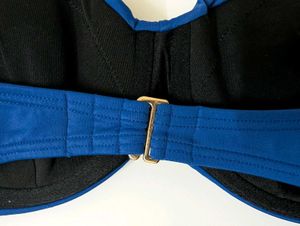 Strapless Blue Bikini Top