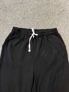 Black Wide Leg Lounge Pants