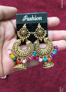 Colorful Jhumka Earrings