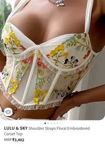Lulu And Sky Corset Top