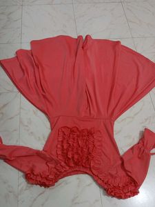 New Short Frock With Ruffles