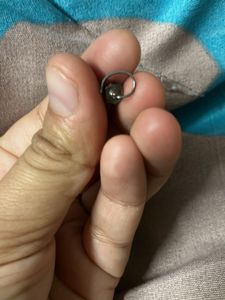 Green Clover Nose Ring