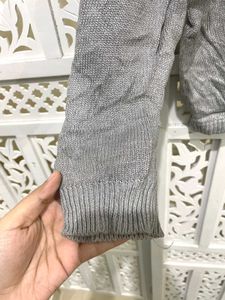 Mango Metalic Mist Knit Top D