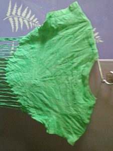 Green Crop Top