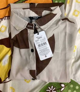 Shein Abstract Print Women's Shirt