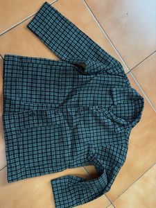 checked woolen stitched shirt and pyjama