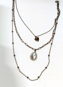 Layered Necklace with Charms