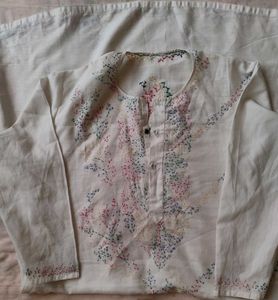 Floral Print Kurta