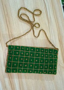 Ethnic embroidery sling bag
