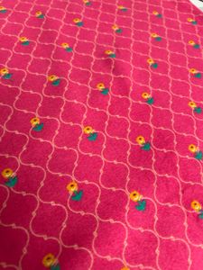 Pink &amp; Beige Printed Kurta