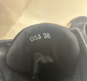 Black Boots Velvet Material