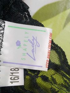 1300)Black Lace Teddy