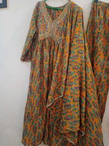 beautiful partywear Printed Kurta Set