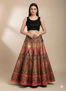 Elegant Lehenga Choli Set (Lenga +Dupatta)