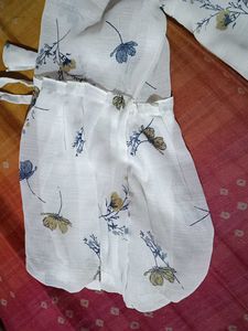 Floral White Top
