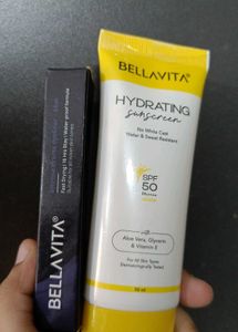 Bellavita Sunscreen +Blue Eyeliner